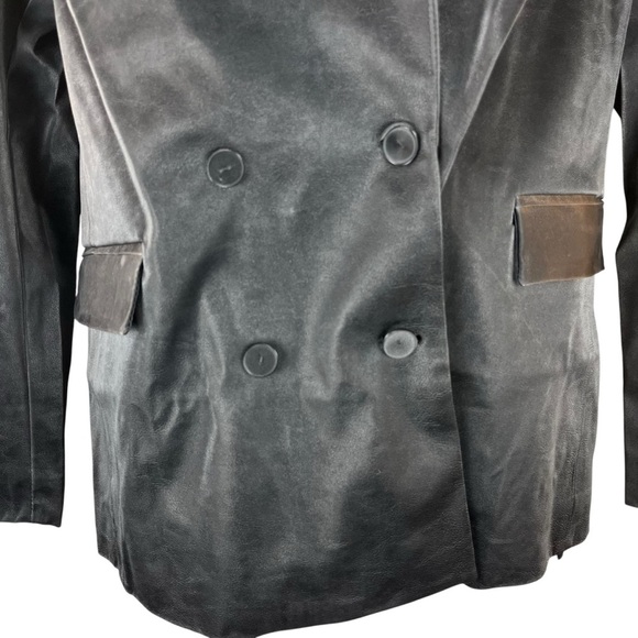 BLANKNYC Vegan Leather Blazer in Fighting Words Medium New with tags - Picture 13 of 14